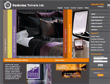 Tablet Screenshot of denholme-velvets.com